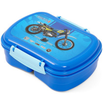 Eazy Kids Lunch Box with Bottle - Blue