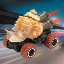 Little Story - Kids Toy 2 Channel Snail Car with Remote Control - Brown