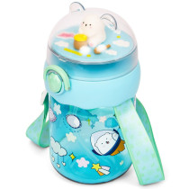 Eazy Kids Water Bottle 580ml with straw - Green