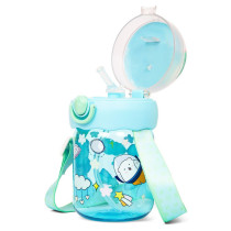 Eazy Kids Water Bottle 580ml with straw - Green