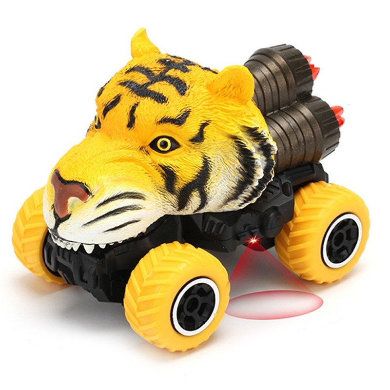 Little Story - Kids Toy 2 Channel Tiger Car with Remote Control - Yellow