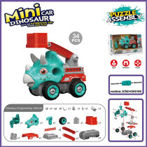 Little Story - Kids Toy Mini Dinosaur Truck - Green 