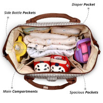 Teknum Pack and Go Foldable Car Seat w/ Ace Ivory Diaper Bag, Black, CM_TKLS_CS03ADP_BKIV