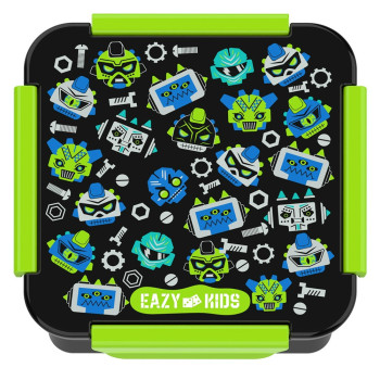 Eazy Kids Lunch Box, Gen Z - Black, 650ml