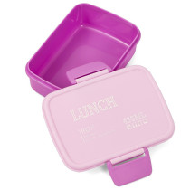 Eazy Kids Lunch Box with Bottle - Purple