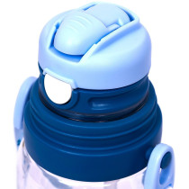 Eazy Kids Water Bottle 600ml with straw - Blue