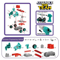 Little Story - Kids Toy Mini Dinosaur Truck with Remote Control - Green 