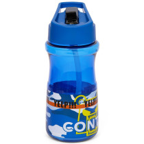 Eazy Kids Water Bottle 500ml with Straw - Blue