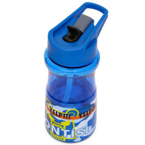 Eazy Kids Water Bottle 500ml with Straw - Blue