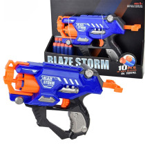 Little Story Kids Manual Bullet Gun with 10pcs Soft Bullets - Blue