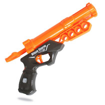 Little Story Kids Manual Bullet Gun with 10pcs Soft Bullets - Orange
