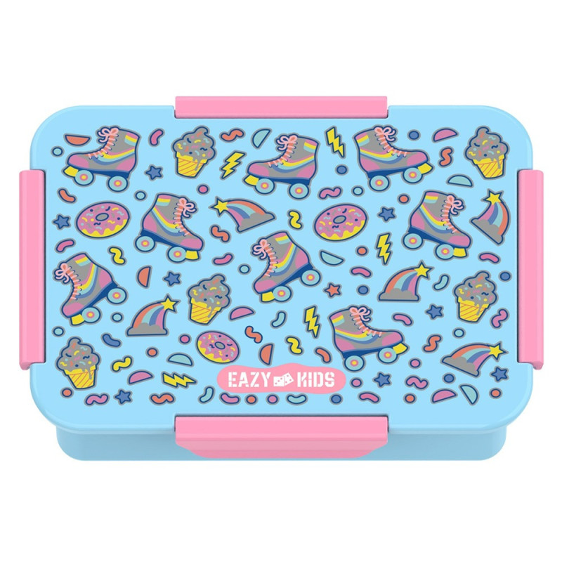 Eazy Kids Lunch Box, Gen Z Skater - Blue, 850ml