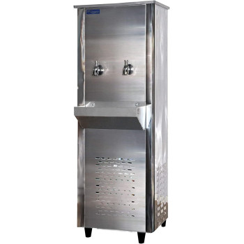 Super General 2 Tap 25 Gallons Water Cooler, Stainless Steel, SGAA33T2