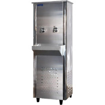 Super General 2 Tap 25 Gallons Water Cooler, Stainless Steel, SGAA33T2