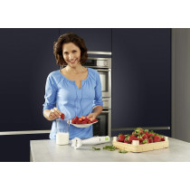 Braun Hand Blender Multiquick 1 450W With 600Ml Bpa-Free Beaker, Splashcontrol & Powerbell Technology Mq 100 Soup White, Min 1 year manufacturer warranty, MQ100