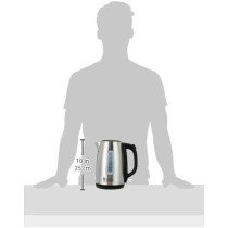 BLACK&DECKER Cordless Electric Kettle, 2200W Power, 1.7L, with Water-Level Indicator, Removable Filter & Auto Shut-Off, Stainless Steel Body, Perfect for Beverages, 2 years warranty, JC450-B5