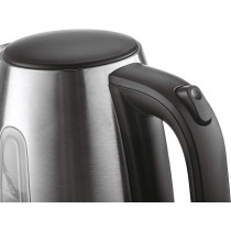 BLACK&DECKER Cordless Electric Kettle, 2200W Power, 1.7L, with Water-Level Indicator, Removable Filter & Auto Shut-Off, Stainless Steel Body, Perfect for Beverages, 2 years warranty, JC450-B5