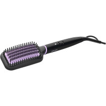 PHILIPS Stylecare Essential Heated Straightening Brush, Extra Large Brush Area, Tourmaline Ceramic Coating, 2 Temperature Settings, 3 Pin, Bhh88003, 2 Years Warranty