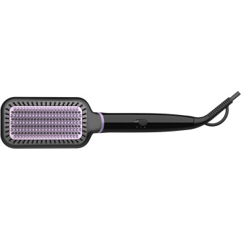 PHILIPS Stylecare Essential Heated Straightening Brush, Extra Large Brush Area, Tourmaline Ceramic Coating, 2 Temperature Settings, 3 Pin, Bhh88003, 2 Years Warranty