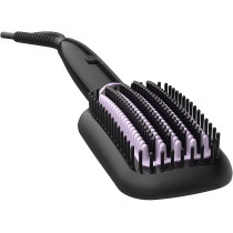 PHILIPS Stylecare Essential Heated Straightening Brush, Extra Large Brush Area, Tourmaline Ceramic Coating, 2 Temperature Settings, 3 Pin, Bhh88003, 2 Years Warranty