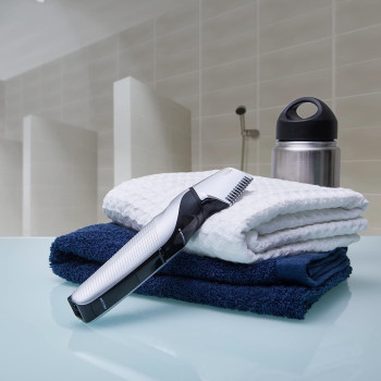 Panasonic Body Trimmer Er Gk60 With 3 Attachments Electric Razor For Men Gentle Skin, Wet And Dry Shaving, Hair Head Body, Silver, Gk60, S423