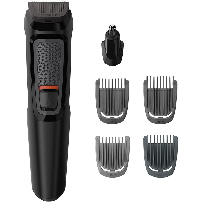 PHILIPS Multigroom Series 3000 6-In-1 Trimmer - Mg371013, 2 Years Warranty