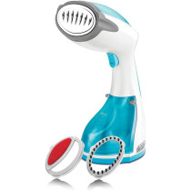 BLACK&DECKER 1200W 260ml Handheld Garment Steamer With 20gm/min Steam, Anti Calc System, Fabric Lint Remover and Universal Bottle Adaptor For Wrinkle Free&Santized Garment HST1200-B5 2 Years Warranty