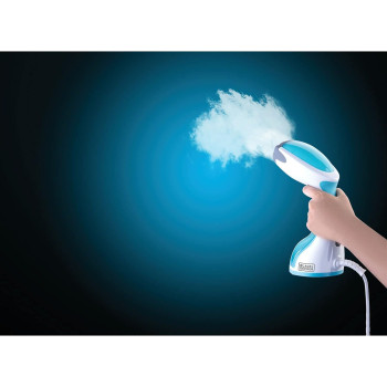 BLACK&DECKER 1200W 260ml Handheld Garment Steamer With 20gm/min Steam, Anti Calc System, Fabric Lint Remover and Universal Bottle Adaptor For Wrinkle Free&Santized Garment HST1200-B5 2 Years Warranty