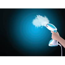 BLACK&DECKER 1200W 260ml Handheld Garment Steamer With 20gm/min Steam, Anti Calc System, Fabric Lint Remover and Universal Bottle Adaptor For Wrinkle Free&Santized Garment HST1200-B5 2 Years Warranty