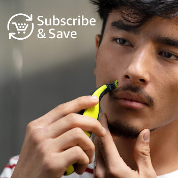 PHILIPS Norelco OneBlade Hybrid Electric Trimmer and Shaver, Frustration Free Packaging, QP2520/90