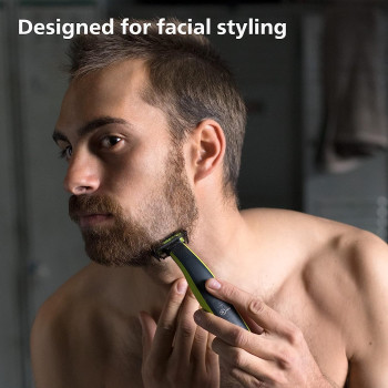 PHILIPS Norelco OneBlade Hybrid Electric Trimmer and Shaver, Frustration Free Packaging, QP2520/90