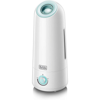 BLACK&DECKER Air Humidifier 25W 5L Coverage 430sqft, Ultrasonic System With Mist Level Control Auto Shutoff and Water Indicator That Removes Impurities From The HM5000-B5 2 Years Warranty