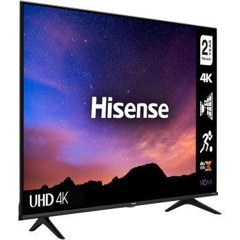 Hisense 43 Inch TV 4K UHD Smart TV, With Dolby Vision HDR, DTS Virtual X, YouTube, Netflix, Freeview Play & Alexa Built-in, Bluetooth & WiFi Black Model 43A6GTUK -1 Year Full Warranty
