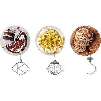 KENWOOD Stand Mixer Kitchen Machine PROSPERO+ 1000W with 4.3L Stainless Steel Bowl, K-Beater, Whisk, Dough Hook KHC29.A0SI Silver