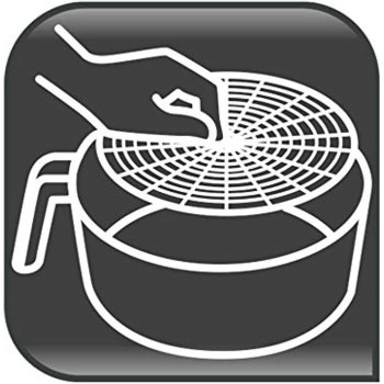 TEFAL Easy Fry Digital Interface 4.2 L Oil-less Fryer, Silver, Metal/Stainless Steel, EY401D27