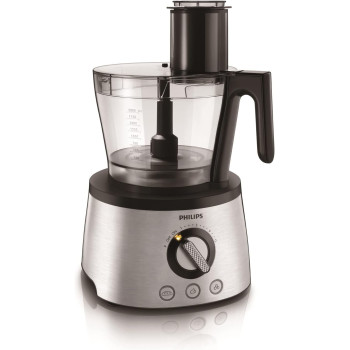 PHILIPS Avance Collection Multifunction Food Processor Hr7778/01, 1300W, Compact 4In1 Setup, 3.4L Bowl With Stainless Steel Disc, 2.2L Blender, Centrifugal Juicer + Citrus Press, Metal Kneading Hook