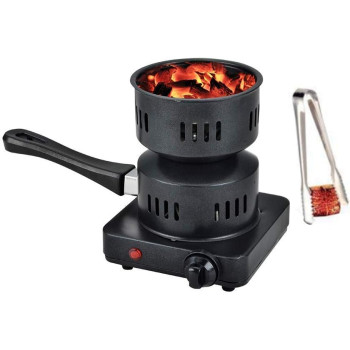 HookahMookah Boosey Electric Coal Charcoal Starter Burner Free Tongs - Hookah, Shisha, Nargila, Bbq, Fire Starter,