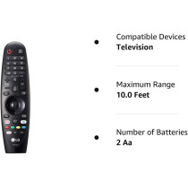 LG Remote Magic Remote Control, Compatible with Many LG Models, Netflix and Prime Video Hot Keys, Google/Alexa