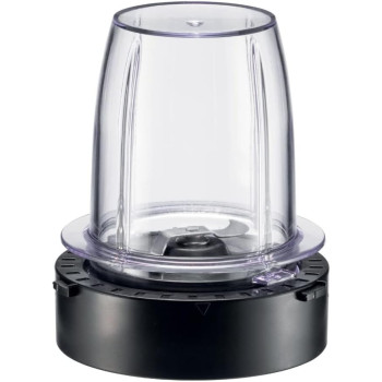 KENWOOD Glass Blender 1000W Power Blender Smoothie Blender/Smoothie Maker 1.5L with Grinder Mill, Chopper Mill, Ice Crush Function BLM45.720SS Black/Silver