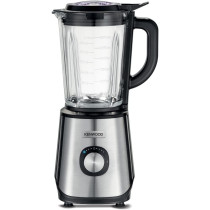 KENWOOD Glass Blender 1000W Power Blender Smoothie Blender/Smoothie Maker 1.5L with Grinder Mill, Chopper Mill, Ice Crush Function BLM45.720SS Black/Silver