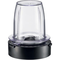 KENWOOD Glass Blender 1000W Power Blender Smoothie Blender/Smoothie Maker 1.5L with Grinder Mill, Chopper Mill, Ice Crush Function BLM45.720SS Black/Silver