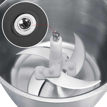 EDCV Meat Mincer 3l 800w Electric Meat Grinder Blender Mincer Mixer Stainless Steel Electric Chopper Automatic Food Processor Machine F09927