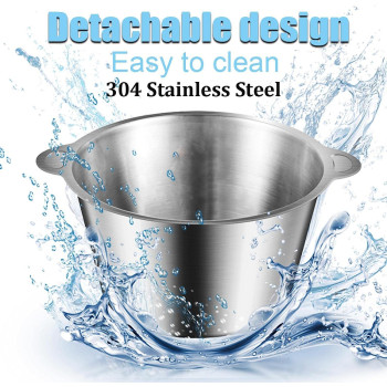 EDCV Meat Mincer 3l 800w Electric Meat Grinder Blender Mincer Mixer Stainless Steel Electric Chopper Automatic Food Processor Machine F09927