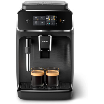 PHILIPS Series 2200 Fully Automatic Espresso Machines, Black - Ep2220/10, 2 Year Warranty, Uae Version