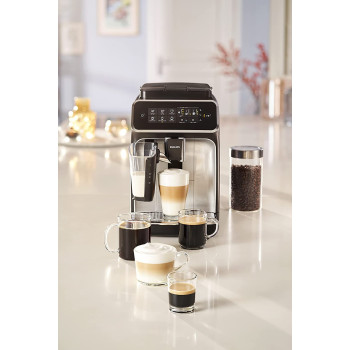 PHILIPS Series 2200 Fully Automatic Espresso Machines, Black - Ep2220/10, 2 Year Warranty, Uae Version