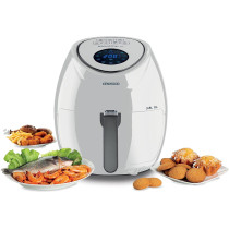 KENWOOD Digital Air Fryer XL 3.8L 1.7Kg 1500W With Rapid Hot Air Circulation For Frying, Grilling, Broiling, Roasting, Baking And Toasting Hfp30.000Wh, White