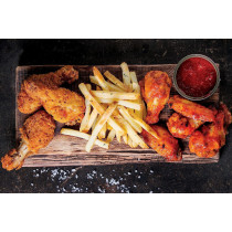 KENWOOD Digital Air Fryer XL 3.8L 1.7Kg 1500W With Rapid Hot Air Circulation For Frying, Grilling, Broiling, Roasting, Baking And Toasting Hfp30.000Wh, White