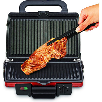 TEFAL ULTRA COMPACT GRILL, 1700W RED, GC302528, 1 year warranty