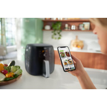 PHILIPS Avance Collection 2200W Air Fryer, with Fat Removal Technology for Healthy Cooking/Baking/Grilling, HD9650/91, Black., 1.4Kg XXL - 2 Years Warranty - UAE Version