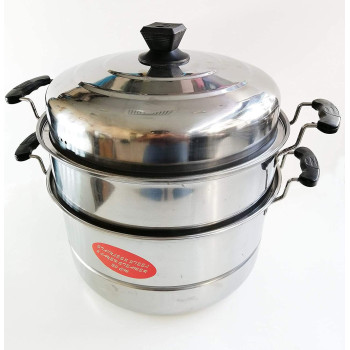 LUCKY BETTER CHOICE 3 Tier Stainless Steel Steamer and cooking Pot JL-760